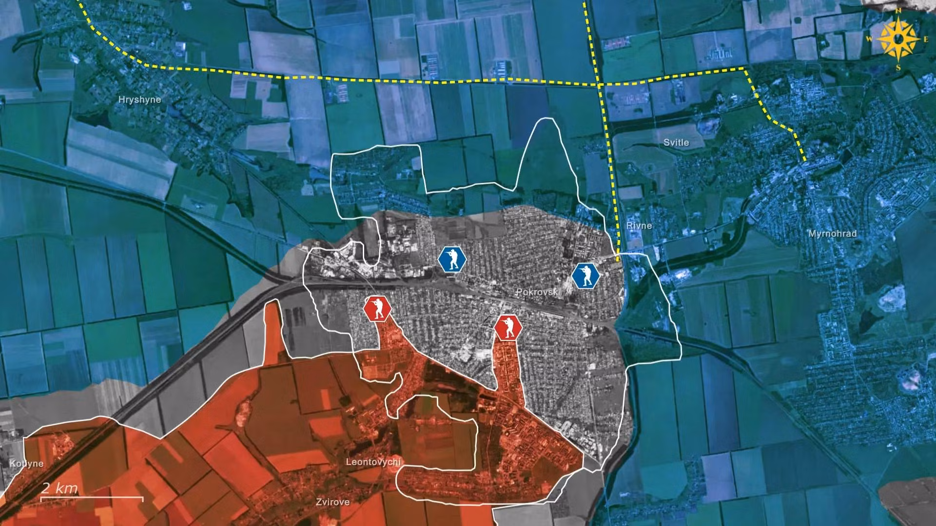 Ukraine tuyên bố phản công nhanh trong đêm, giành lại trung tâm Pokrovsk từ tay Nga 13.jpg