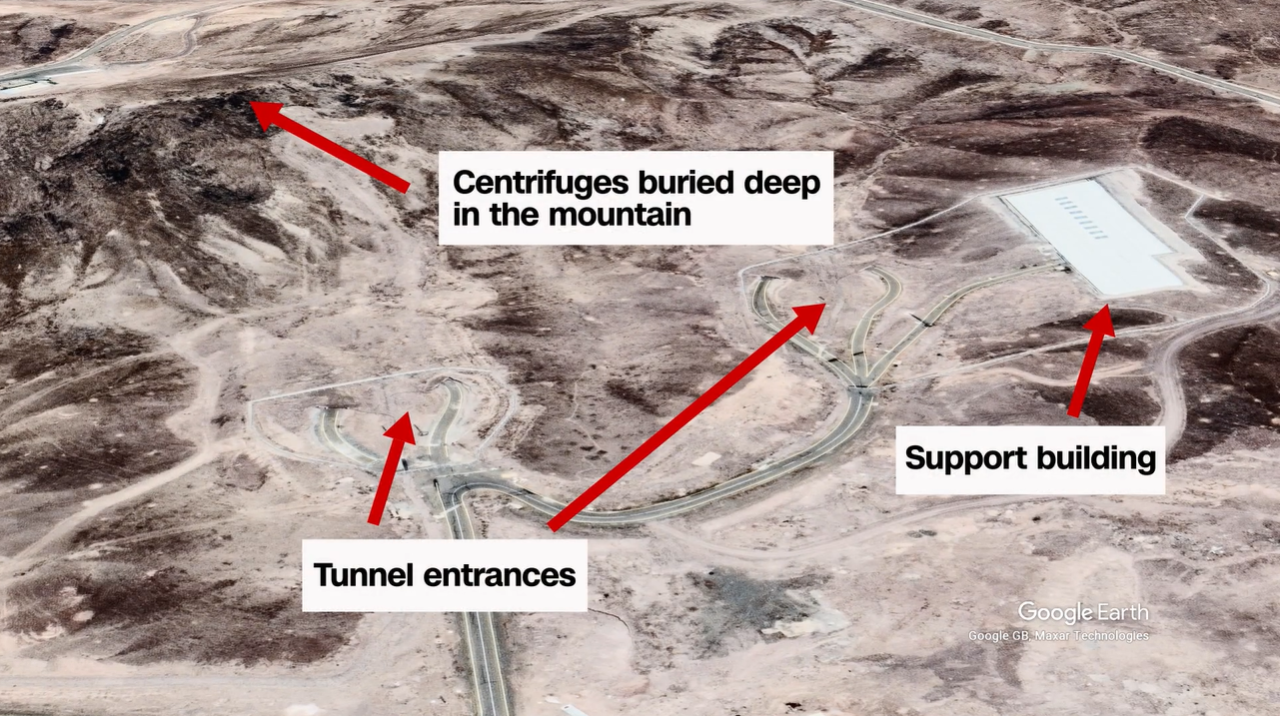 Fordow Pháo đài hạt nhân trong lòng núi của Iran mà bom mạnh nhất của Mỹ cũng khó phá được.png