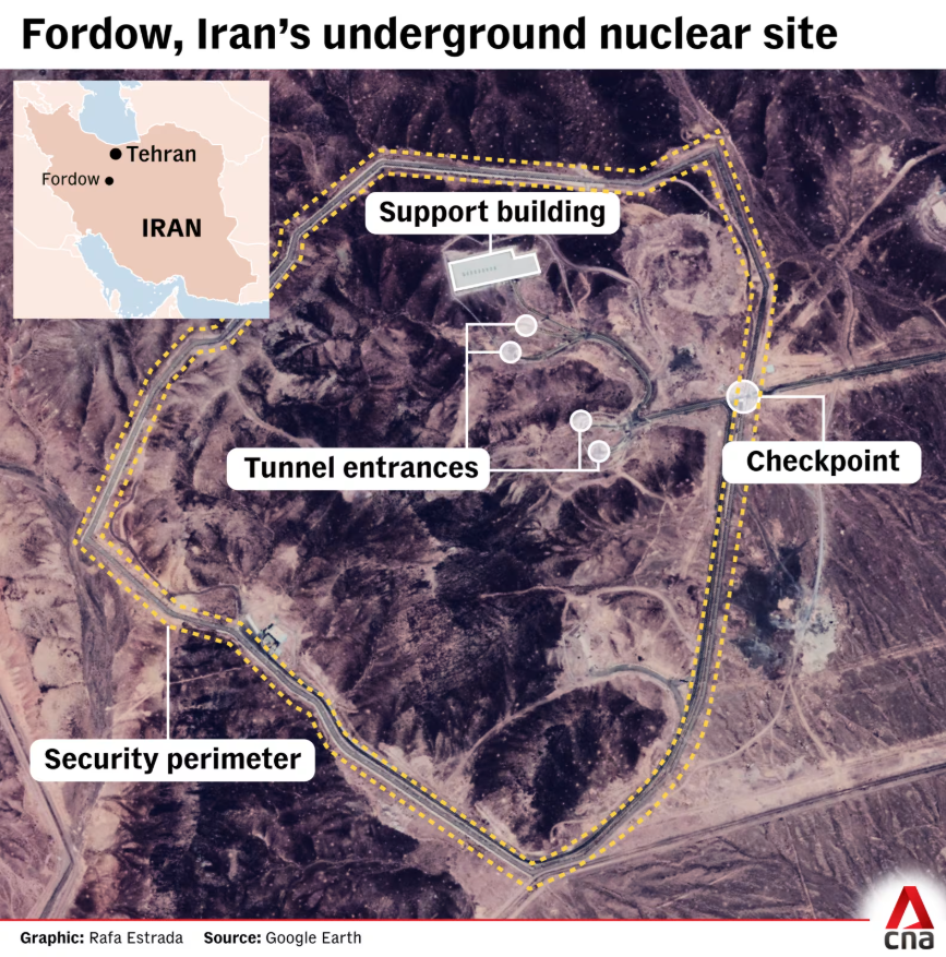 Bom khổng lồ GBU-57 của Mỹ Vũ khí duy nhất có thể phá hủy lò hạt nhân Fordow của Iran 3.png