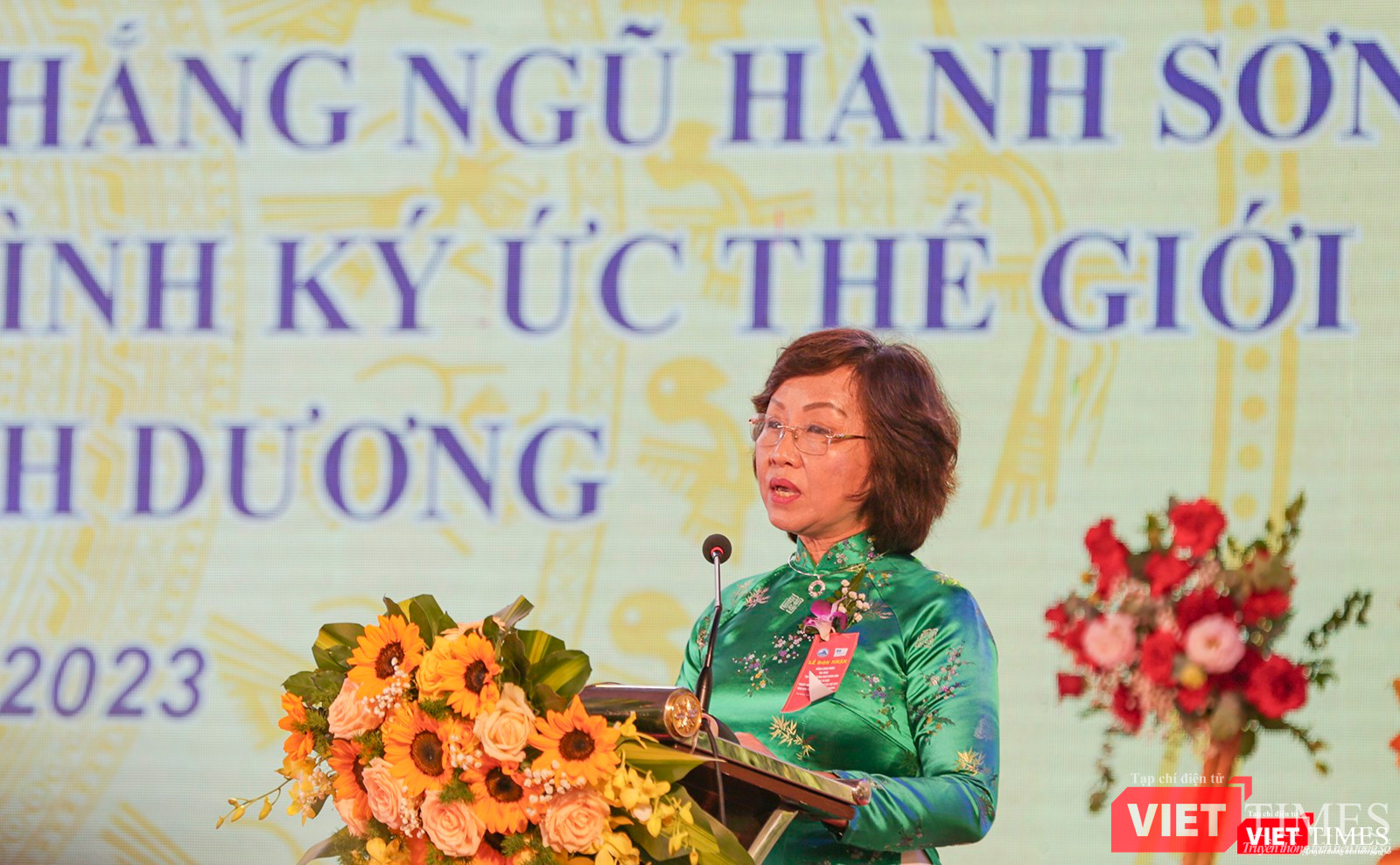 Bà Ngô Thị Kim Yến - Phó Chủ tịch UBND TP Đà Nẵng phát biểu tại sự kiện Bà Ngô Thị Kim Yến - Phó Chủ tịch UBND TP Đà Nẵng phát biểu tại sự kiện