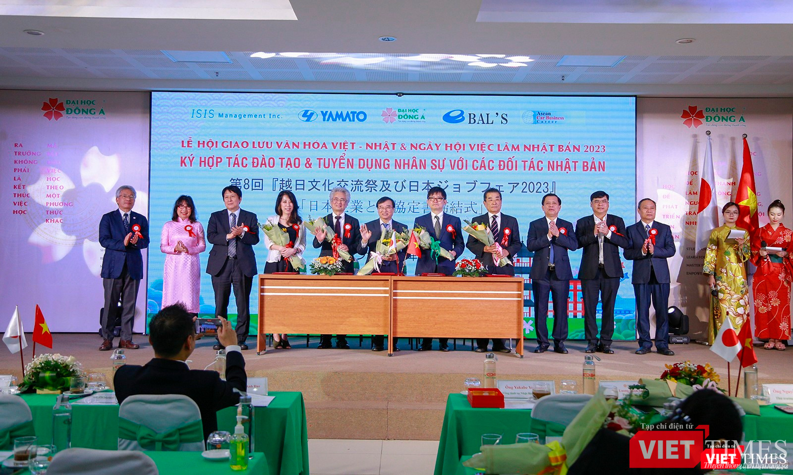 Lễ ký kết hợp tác đào tạo và việc làm giữa ĐH Đông Á và các doanh nghiệp Nhật Bản