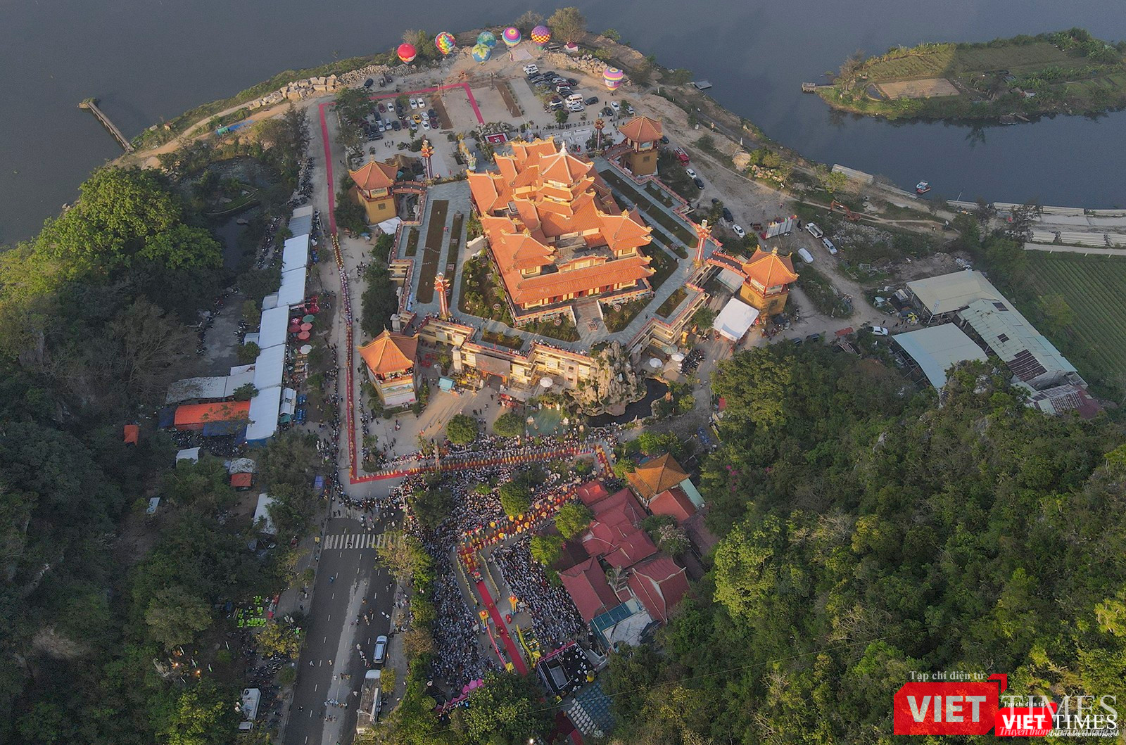 Chùa Quán Thế Âm Ngũ Hành Sơn, TP Đà Nẵng trong ngày Vía đức Quán Thế Âm
