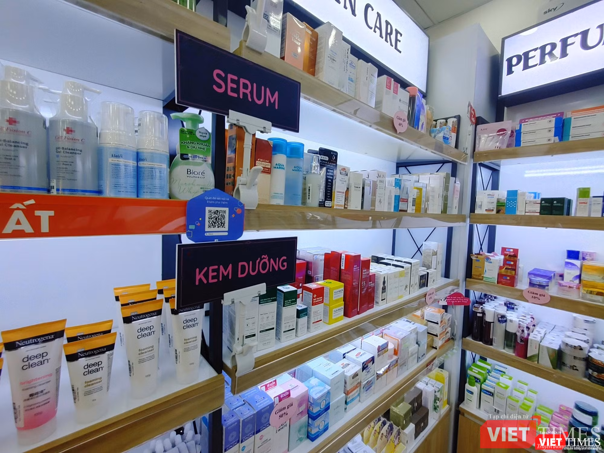 Các sản phẩm skincare chiếm ưu thế trong mùa dịch.