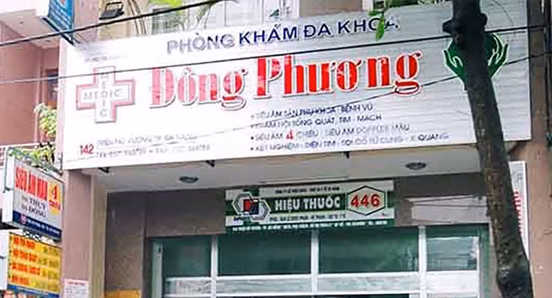 Phòng khám đa khoa quốc tế Đông Phương (địa chỉ 142 Triệu Nữ Vương, phường Hải Châu, Đà Nẵng).