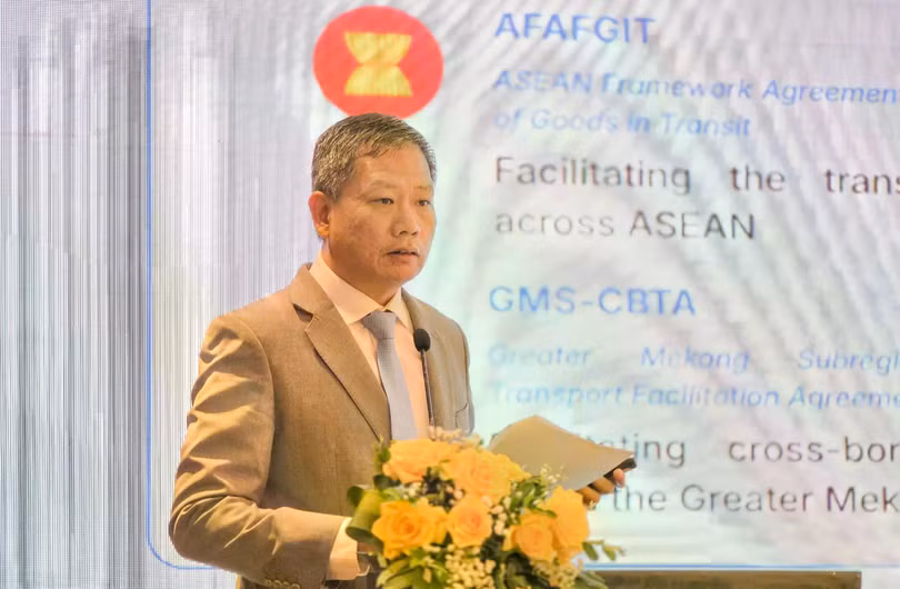 Ông Nguyễn Duy Minh, Phó Chủ tịch Hiệp hội Doanh nghiệp dịch vụ Logistics Việt Nam. Ảnh XM.