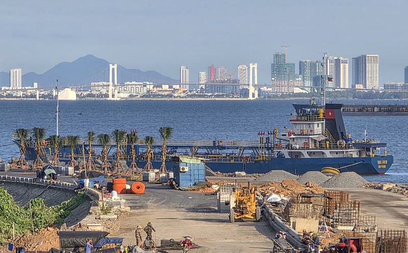 Một góc Cảng biển Liên Chiểu, TP Đà Nẵng.