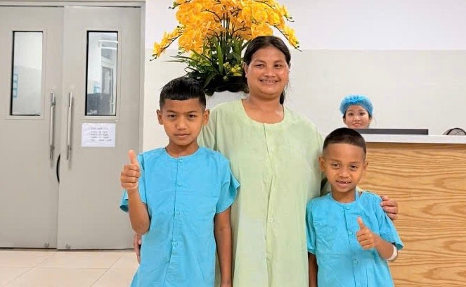 Hai bệnh nhân nhi ngộ độc Botulinum điều trị tại Bệnh viện Phụ sản - Nhi Đà Nẵng đã xuất viện.