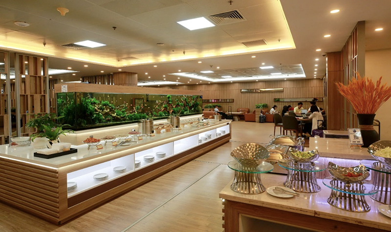 Một góc phòng chờ thương gia tại Nhà ga T1, Cảng hàng không quốc tế Đà Nẵng vừa được nâng cấp