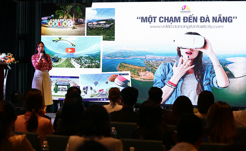 Ứng dụng "Một chạm đến Đà Nẵng" do VR360 phát triển trong khuôn khổ hợp tác với Trung tâm Xúc tiến du lịch Đà Nẵng.