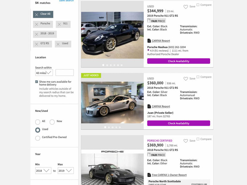 vi sao lai co nhieu sieu xe porsche 911 gt2 rs duoc rao ban den vay