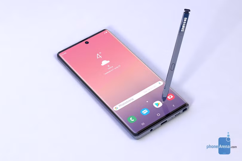 ảnh dựng Galaxy Note 10 (Phone Arena)