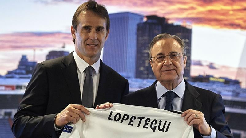 HLV Julen Lopetegui chính thức bị sa thải chỉ sau hơn 4 tháng kết duyên với “Kền kền trắng” (Ảnh CLB)