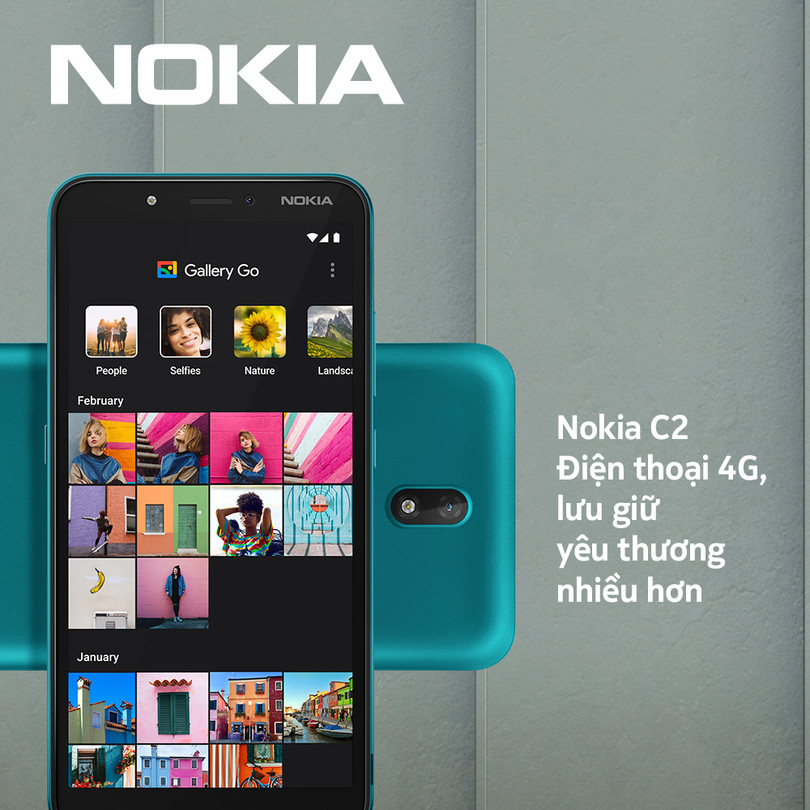 Nokia C2 (ảnh: HMD Global)