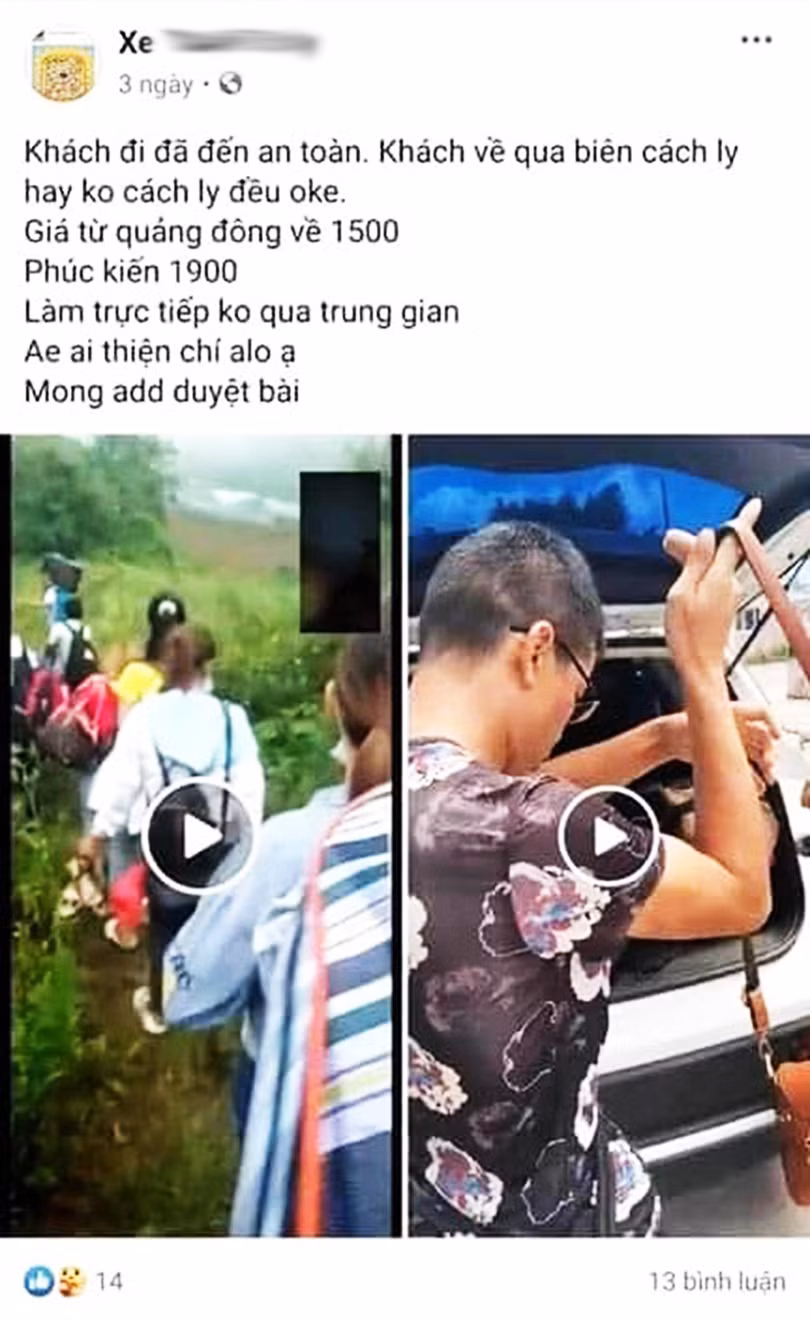 Giật mình với những quảng cáo đưa người qua biên giới Việt - Trung trốn cách ly trên mạng xã hội ảnh 5