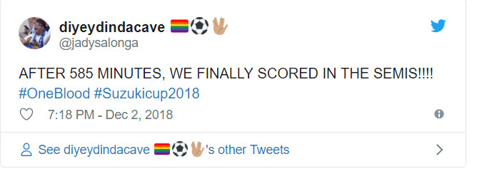 Sau 585 phút, cuối cùng chúng ta cũng ghi được bàn thắng ở vòng bán kết