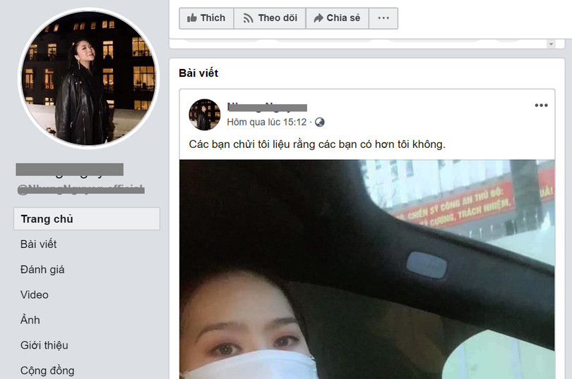 Một tài khoản giả mạo Một tài khoản giả mạo