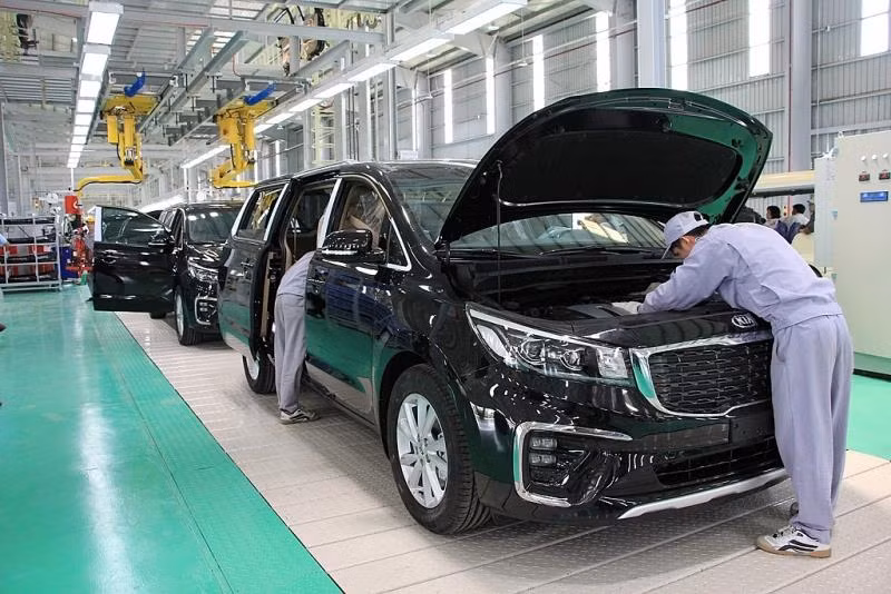 Từ năm 2020, Nhà máy Thaco Kia bắt đầu xuất khẩu xe KIA SEDONA sang thị trường Thái Lan; xe KIA CERATO và KIA SEDONA sang Myanmar và sẽ mở rộng thị trường xuất khẩu sang các nước khác như: Malaysia, Campuchia, Philippines