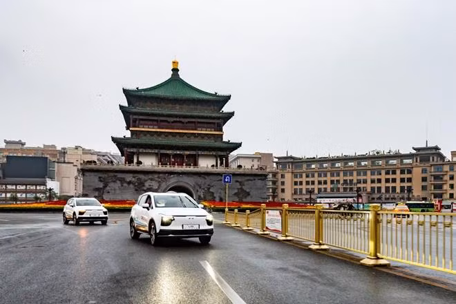 Hành trình đi "phượt" của mẫu xe điện Aiways U5 xuất phát từ Thiểm Tây, Trung Quốc