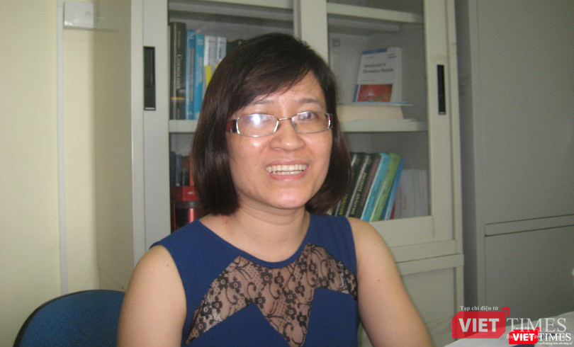 PGS.TS. Nguyễn Thị Hồng Vân - chuyên viên Viện Vật lý thuộc Viện Hàn lâm Khoa học Công nghệ Việt Nam