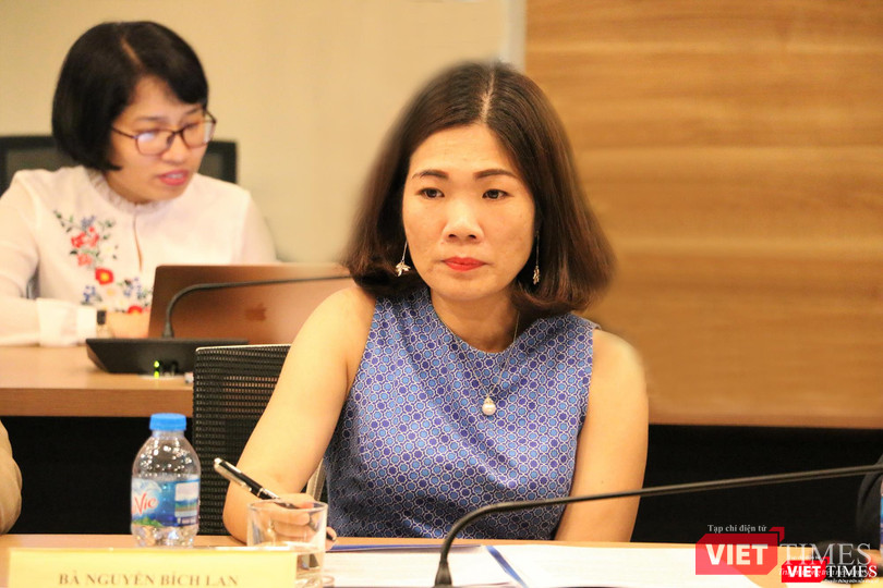 Bà Nguyễn Bích Lan, Giám đốc Trung tâm Hợp tác phát triển ICT, Phó Trưởng ban tổ chức giải thưởng VDA 2019