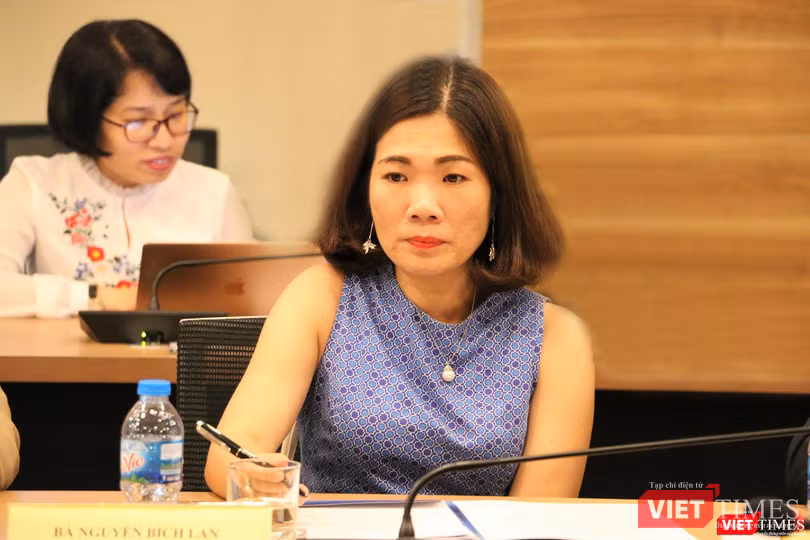 Bà Nguyễn Bích Lan, Giám đốc Trung tâm Hợp tác phát triển ICT, Phó Trưởng ban tổ chức giải thưởng VDA 2019