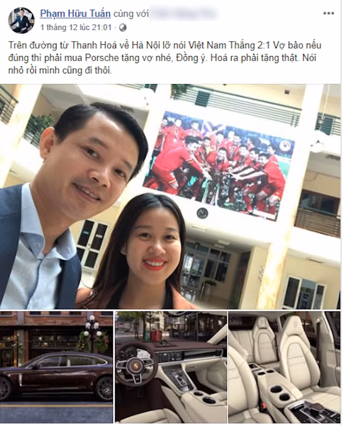 Chia sẻ của doanh nhân Phạm Hữu Tuấn trên trang cá nhân (Ảnh: FBNV) Chia sẻ của doanh nhân Phạm Hữu Tuấn trên trang cá nhân (Ảnh: FBNV)