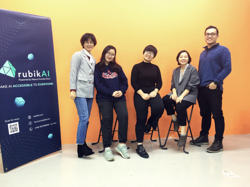 Các thành viên điều hành của Rubik AI tại Hà Nội (ảnh do Rubik AI cung cấp)
