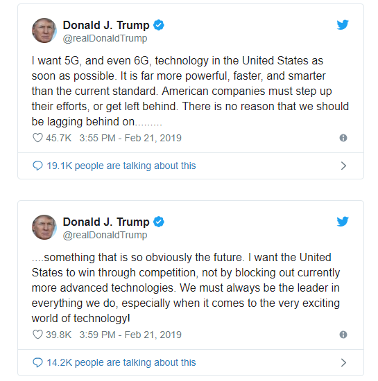 Tổng thống Mỹ Donald Trump bất ngờ nhắc đến... 6G - ảnh 1