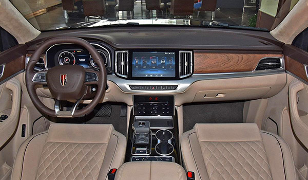 Nội thất trên mẫu SUV Hongqi HS7 Nội thất trên mẫu SUV Hongqi HS7