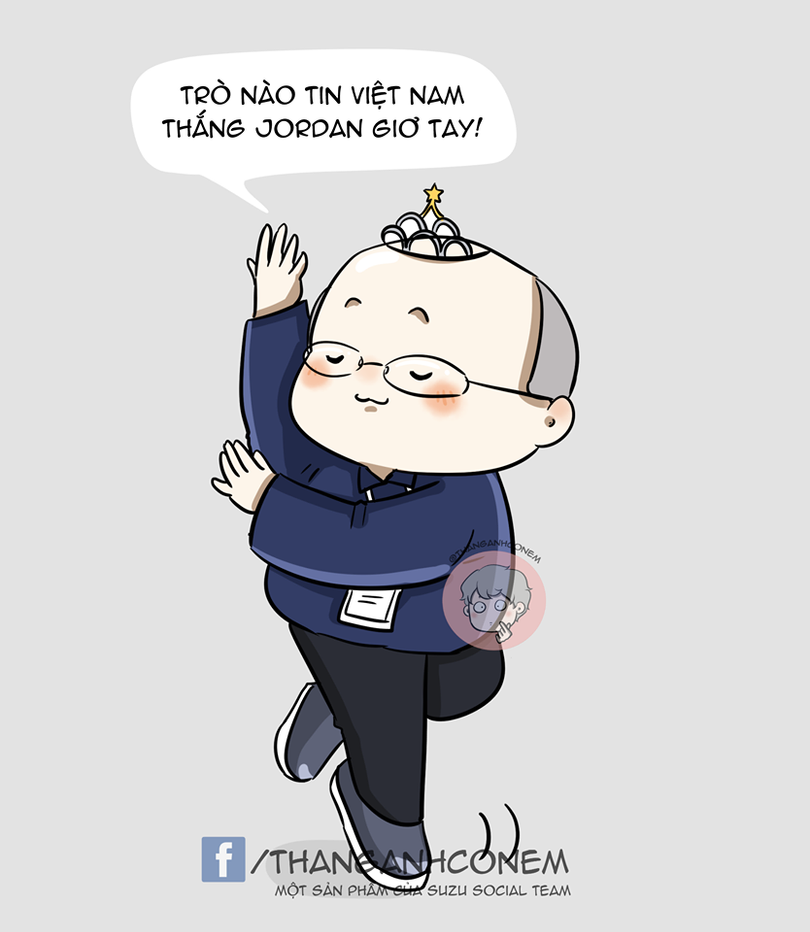 Thầy Park luôn tự tin vào chiến thắng của Việt Nam trước Jordan (ảnh: thanganhconem) Thầy Park luôn tự tin vào chiến thắng của Việt Nam trước Jordan (ảnh: thanganhconem)