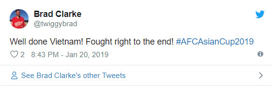 Làm tốt lắm Việt Nam, các bạn đã chiến đấu đến phút cuối cùng! Làm tốt lắm Việt Nam, các bạn đã chiến đấu đến phút cuối cùng!