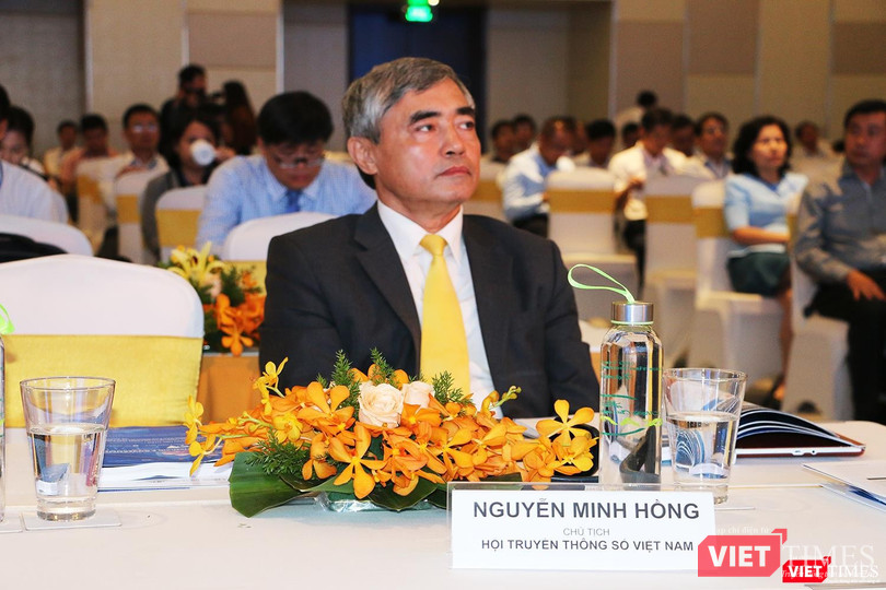 ông Nguyễn Minh Hồng, Chủ tịch Hội Truyền thông Số Việt Nam tham dự Hội thảo
