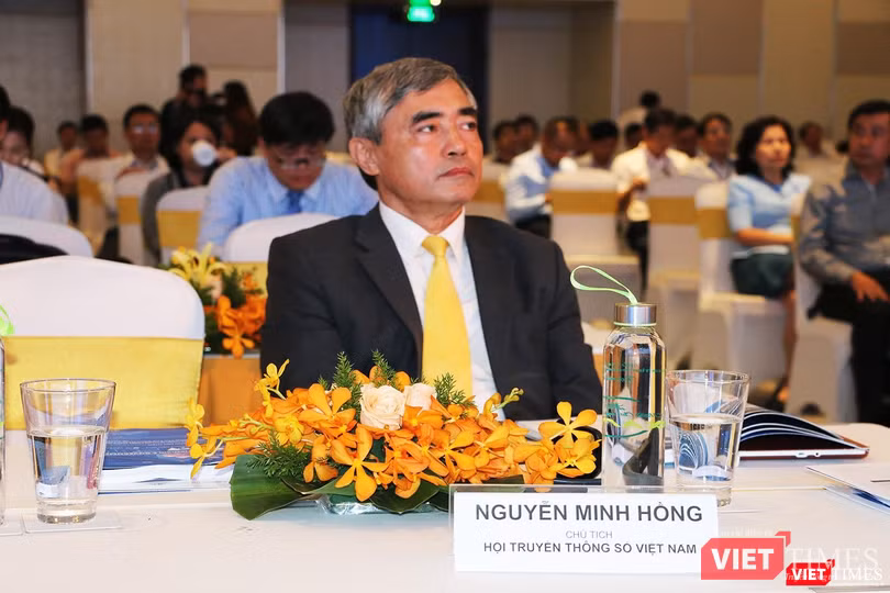 ông Nguyễn Minh Hồng, Chủ tịch Hội Truyền thông Số Việt Nam tham dự Hội thảo