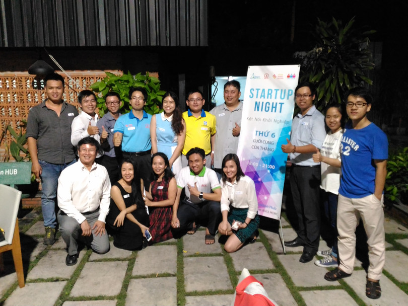 Tham gia Start-up Night tại SIHUB (TP HCM) để chia sẻ kinh nghiệm khởi nghiệp (ảnh: Hòa Bình)