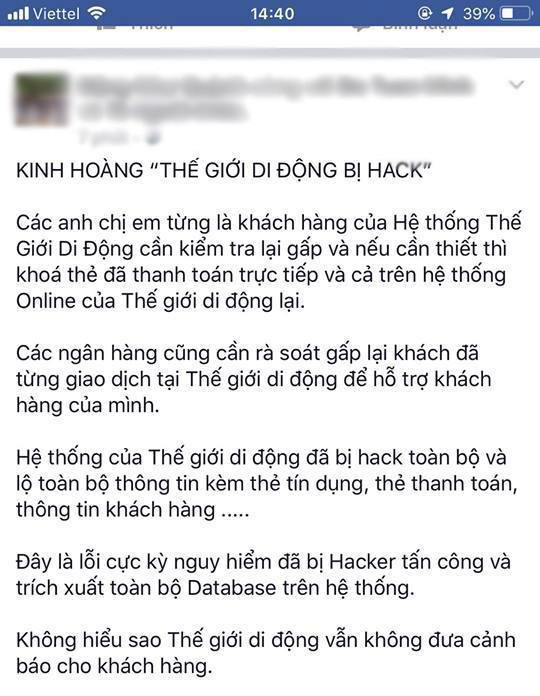 Sự việc này đang được lan truyền trên mạng xã hội Sự việc này đang được lan truyền trên mạng xã hội