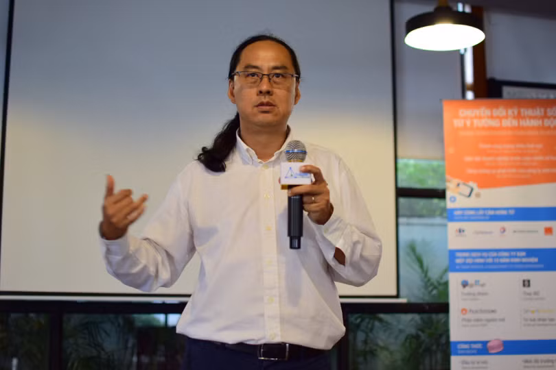 Ông Huỳnh Chuyên, nhà sáng lập - Giám đốc điều hành công ty Jazz ITup (Pháp)