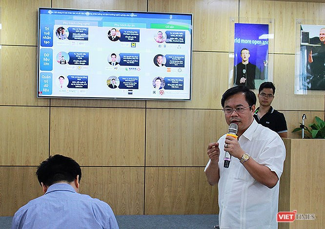 Ông Vương Quốc Thắng, Giám đốc Trung tâm Chuyển giao Tri thức và Hỗ trợ Khởi nghiệp - ĐHQGHN