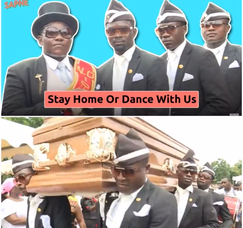 Meme người hộ tang quan tài Ghana nhảy múa