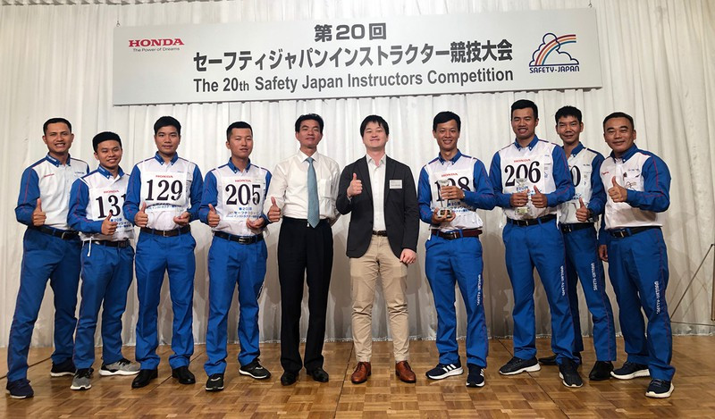 Đoàn Honda Việt Nam tại Cuộc thi Hướng dẫn viên Lái xe an toàn Quốc tế 2019