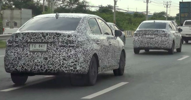 Hình ảnh rò rỉ về bản chạy thử của Honda City thế hệ mới.