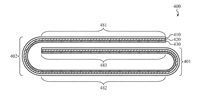 hình minh họa trong bằng sáng chế của Apple (ảnh Phone Arena)