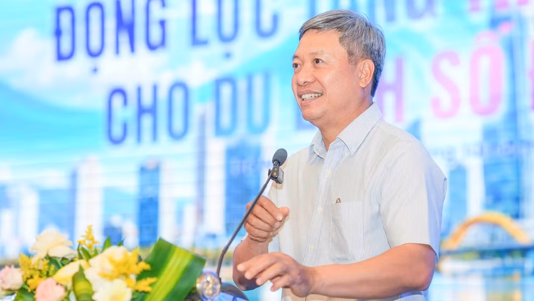 Phó Chủ tịch UBND thành phố Đà Nẵng Hồ Quang Bửu phát biểu tại Hội thảo. Ảnh XM.