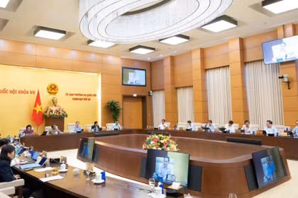 Toàn cảnh phiên họp. Ảnh: Quốc hội.