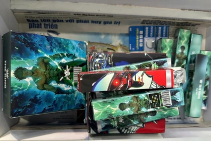 Một số mẫu bao bì Cục Cảnh sát điều tra về tội phạm phát hiện, thu giữ.