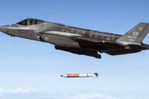 Máy bay F-35 và hình ảnh một vụ nổ hạt nhân. Ảnh: MW.