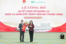 GS Trần Minh Điển tiếp tục làm Giám đốc Bệnh viện Nhi Trung ương