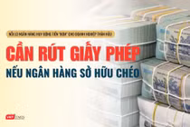 "Cần rút giấy phép hoạt động nếu ngân hàng sở hữu chéo"