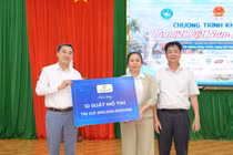 Khám bệnh và tặng quà 500 người dân xã Đặng Thùy Trâm 