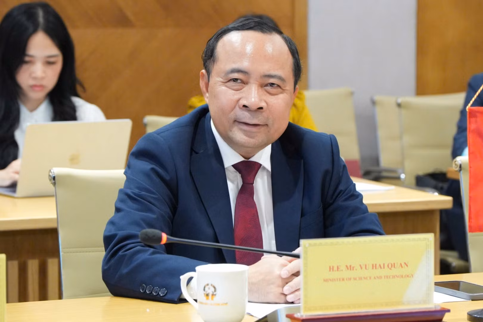 Bộ trưởng Bộ Khoa học và Công nghệ Vũ Hải Quân.