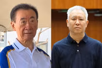 Cùng rơi vào khủng hoảng nợ nhưng tỷ phú Vương Kiện Lâm (Chủ tịch Wanda) vẫn tiếp tục kinh doanh, còn Hứa Gia Ấn thì vào tù. Ảnh: Sohu.